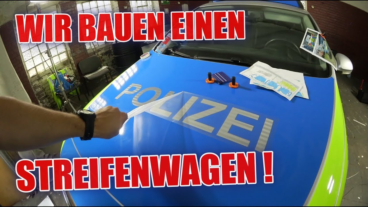 Polizeibus Polizei Blaulicht' Sticker