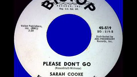 SARAH COOKE  --  PLEASE DON'T GO