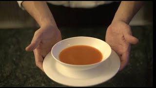 Roasted Red Bell Pepper Puree - ซุปพริกหวาน สูตรชีวาศรม