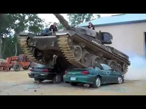 Panzer Gegen Auto Youtube