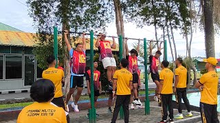 Physical fitness test, Binjas Tambun Bungai #subscribe