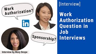 How to Answer Work Authorization Questions in Job Interviews as an International Student