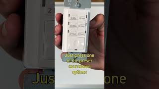Countdown Timer Switch Saves You Money! #demo #diy #electrical #led #electronics #device #button