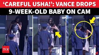 USHA VANCE BABY SCARE! Second Lady Nearly Drops 9-Week-Old Alec Before Alaska Trip | ON CAM