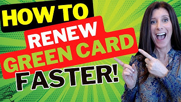 HOW TO RENEW YOUR GREEN CARD EVEN FASTER! United States permanent residence renewed faster than ever