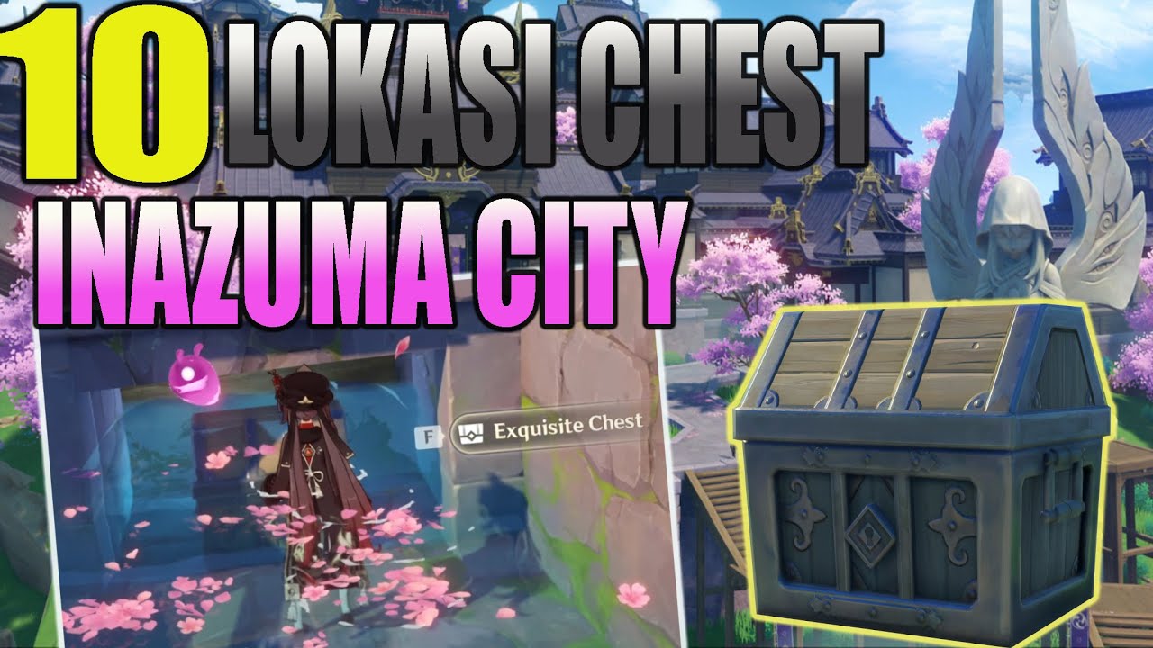 10 Hidden Chests In Inazuma City Genshin Impact YouTube