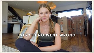 VLOG: it's move in day and everything went wrong