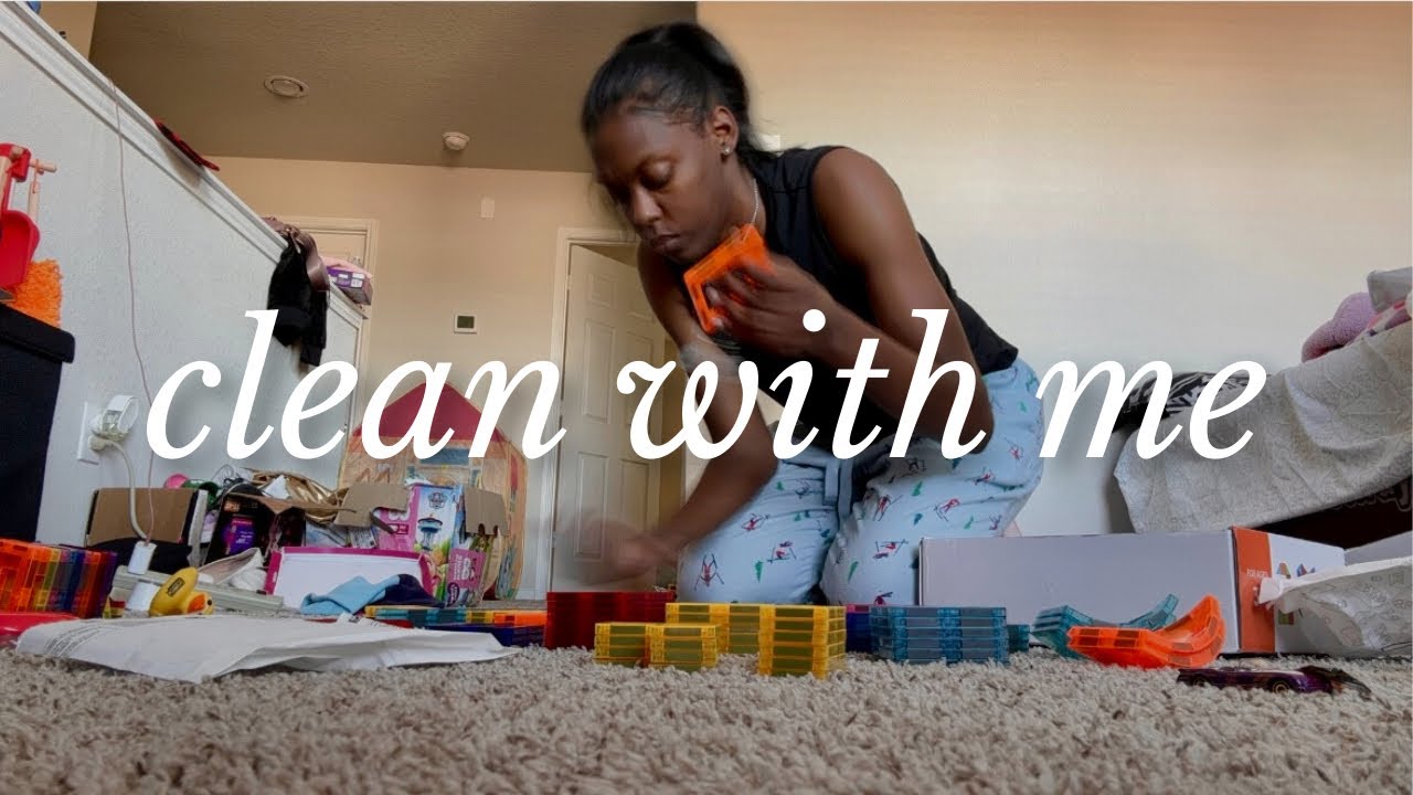 Bedroom/playroom cleaning day