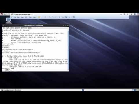 how to set the boot password in Linux rhel 6