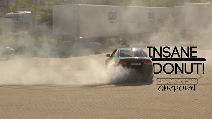 BMW M3 E92  |Carporn|  Massive Burnout, Drift and Insane Exhaust Sound!