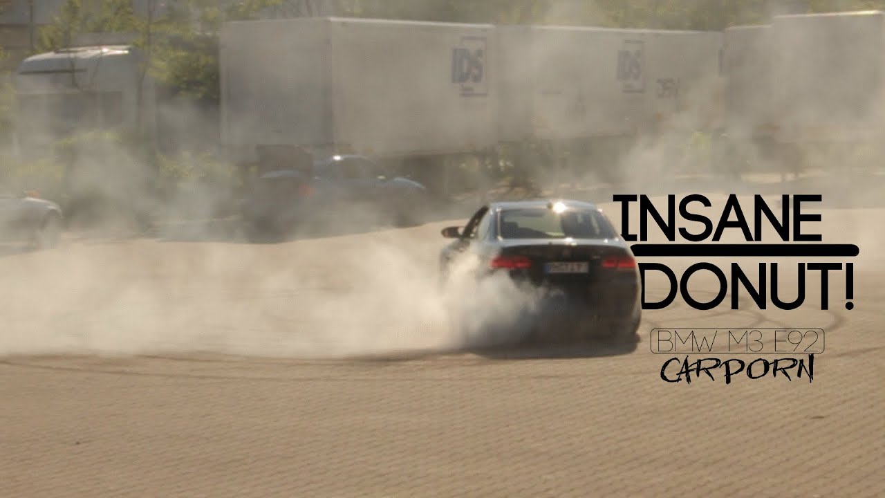 BMW M3 E92  |Carporn|  Massive Burnout, Drift and Insane Exhaust Sound!