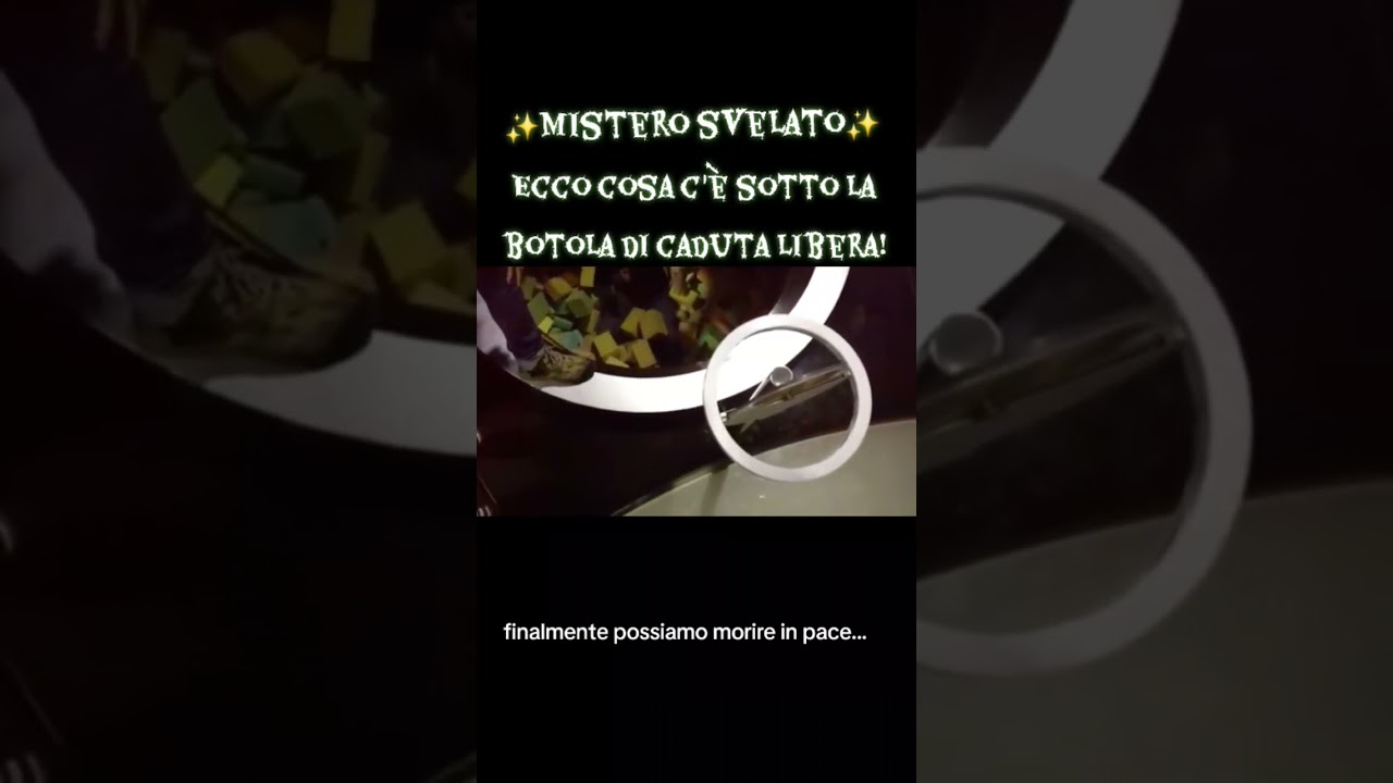 ECCO COSA C'È SOTTO LA BOTOLA DI CADUTA LIBERA! 