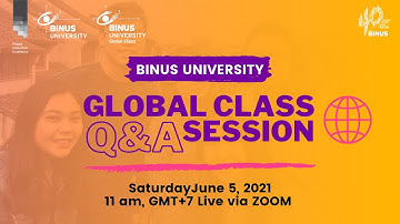 BINUS UNIVERSITY Global Class Live Q&A Session