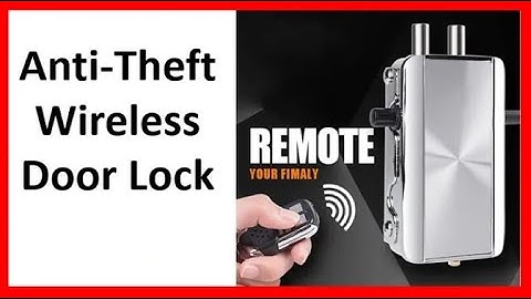 Best Invisible Anti-Theft Wireless Door Lock 2025