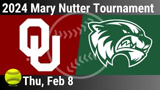 20240208 - Softball - Oklahoma vs Utah Valley