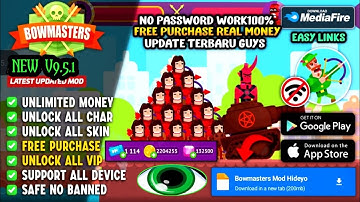 Bowmasters Mod Apk 2025 v9.5.1 - Unlimited Everything & Unlock All Characters