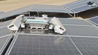 Foldable Solar Panels | Autonomous Solar Panel Cleaning Robot Demonstration