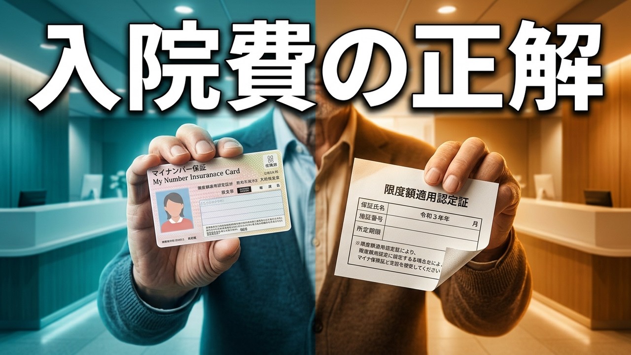 【知らないと損】8月から入院費の上限が変わる｜限度額適用認定証とマイナ保険証どっちを使う？