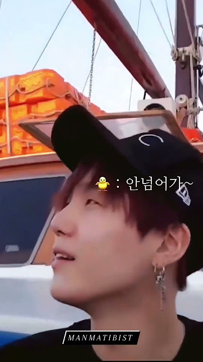 Suga saying “I love you” to V