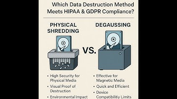 Physical Shredding vs Degaussing | Data Destruction for HIPAA & GDPR Compliance
