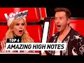 OUTSTANDING HIGH NOTES in The Voice Kids