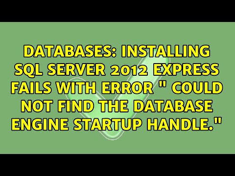 Installing SQL Server