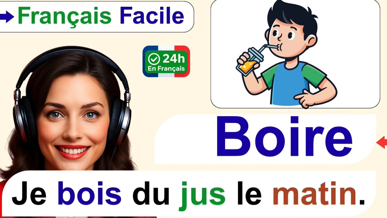 Français Facile : Les Mots en Examples — Répète après moi P9.