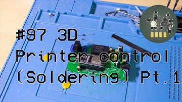 #97 3D Printer control and monitoring with an ESP32 and FreeRTOS (Soldering) - Part 1