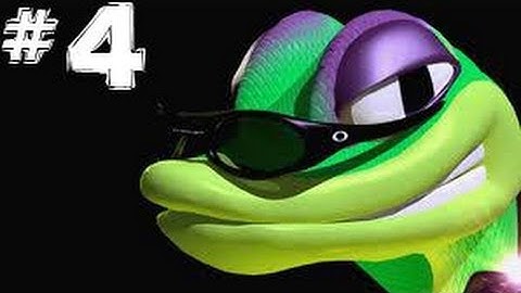 Gex: Enter the Gecko 100% Walkthrough - Part 4: Out of Toon - Whack Five Purple Mushrooms HQ