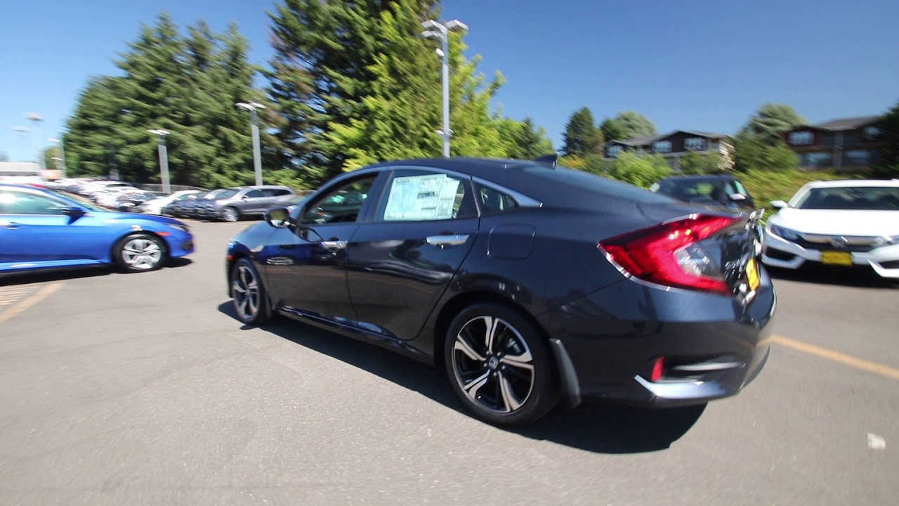 2017 Honda Civic Touring | Cosmic Blue Metallic | HH653297 | Seattle