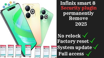 Infinix Smart 8 V1850 Security Plugin Permanently Remove