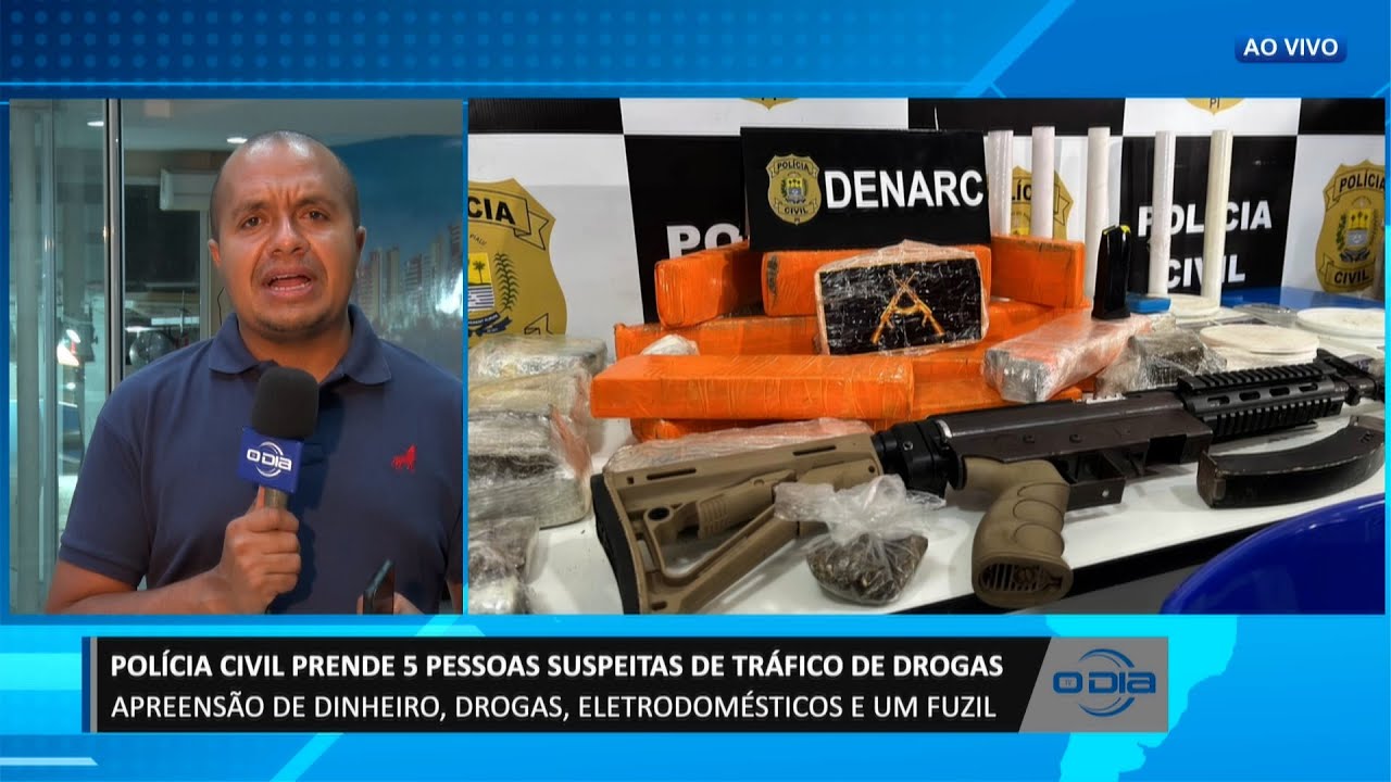 Polícia Civil apreende dinheiro, drogas, eletrodomésticos e fuzil 25 07 2023
