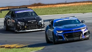 Camaro SS 1LE vs 550 HP WRX - Road Atlanta // Global Time Attack