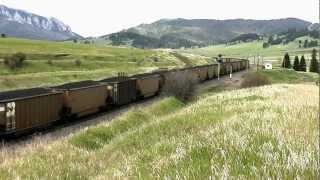 Montana Rail Link helpers on Bozeman Pass