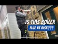 Warning Signs On The Boiler Flue, But Would You Change It? DAY IN THE LIFE OF A JOBBING PLUMBER