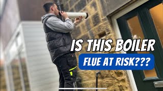 Warning Signs On The Boiler Flue, But Would You Change It? DAY IN THE LIFE OF A JOBBING PLUMBER