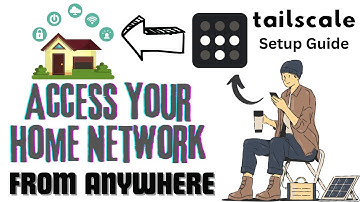 Home Network Access Anywhere | Tailscale Setup 2023 | Win, Linux, Android