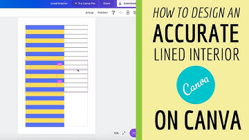 How to Create a Lined KDP Interior on Canva with Accurate Line Spacing (Low Content Book Interior)
