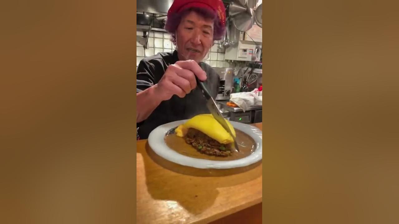 This is the best Omurice at Kichi Kichi Omurice in Kyoto Japan! #Japan #shorts
