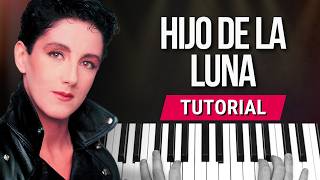Como tocar "Hijo de la luna"(Mecano) - Piano tutorial y partitura