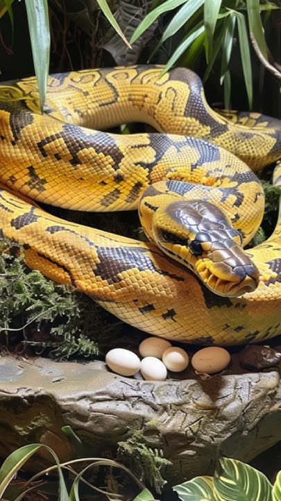 16 Foot Python Found With 70 Active Eggs 🥚 #joerogan #animals #shorts ...