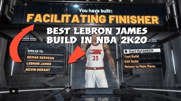 Best Lebron James Build in Nba 2k20