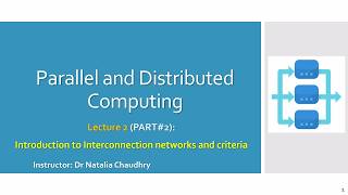 Lecture 2: Introduction to interconnection networks and criteria (Part 2)