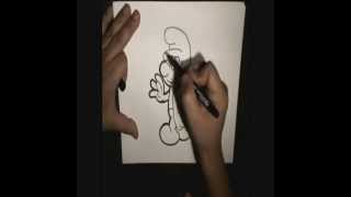 Step By Step- How to Draw a Smurf