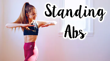 10 min Standing Abs Workout to get Abs Fast!