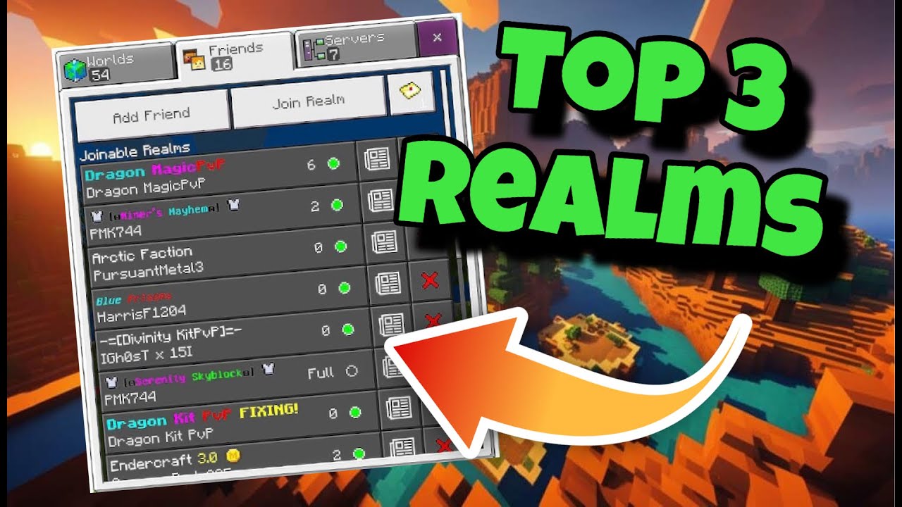 BEST 3 FREE MINECRAFT REALMS *1.21* 2024! (MCPE, PS5, XBOX ,PC) - YouTube