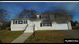 Split Level Garage Fire