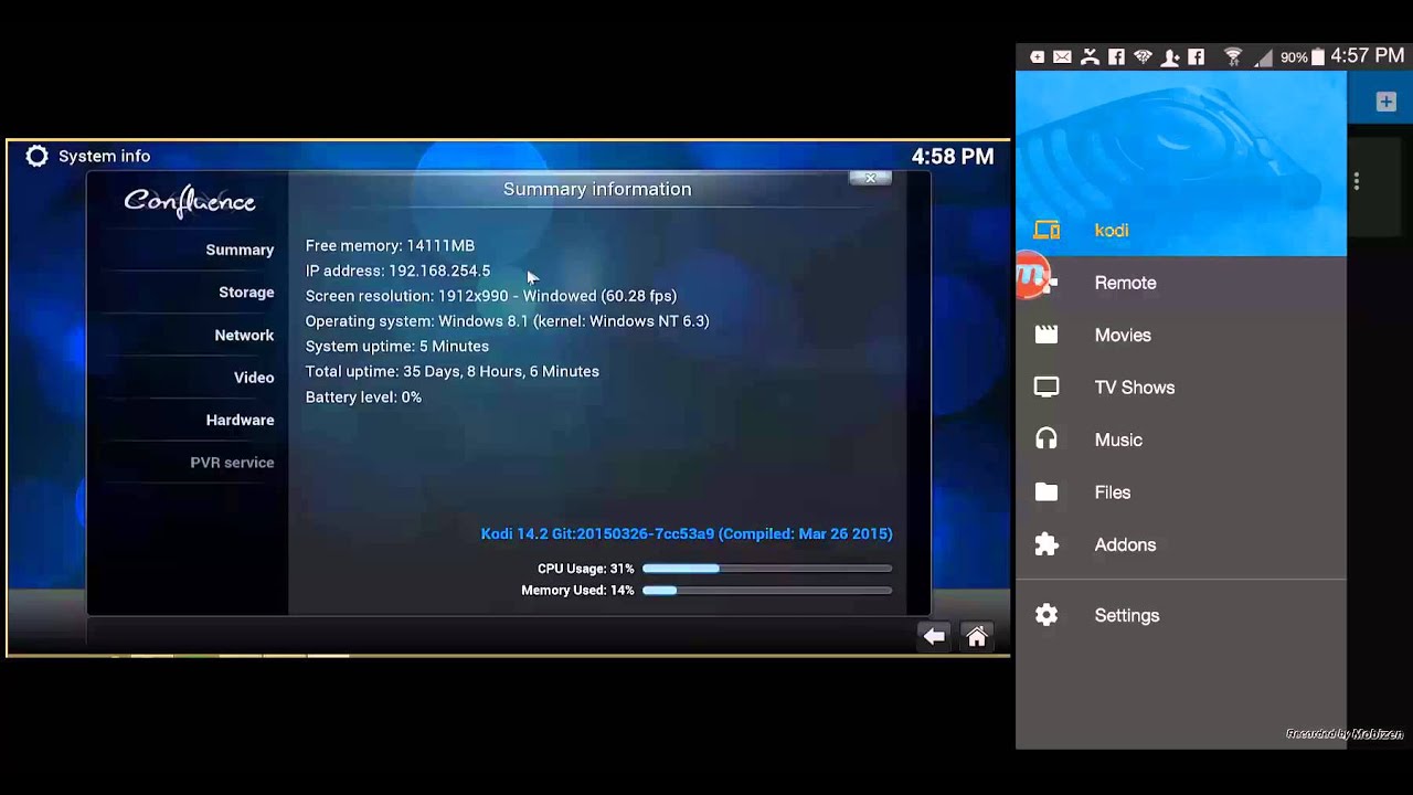 How to Setup Official Kodi Remote Android App - YouTube