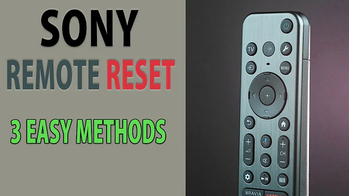 How To Reset Sony TV Remote? 3 Easy & Quick Methods