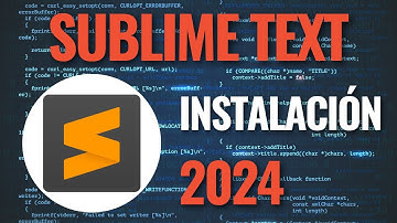 como Instalar Sublime Text en 2024